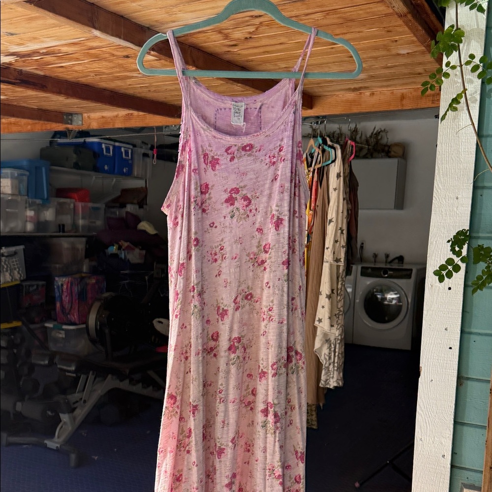 Magnolia Pearl Floral Pink tank Dress